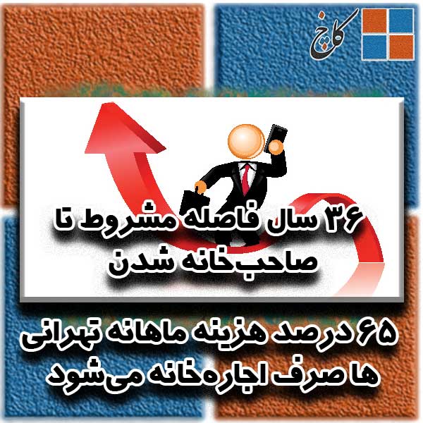  36 سال فاصله مشروط تا صاحب‌خانه شدن                                                                                                                                                                                                                                                                        