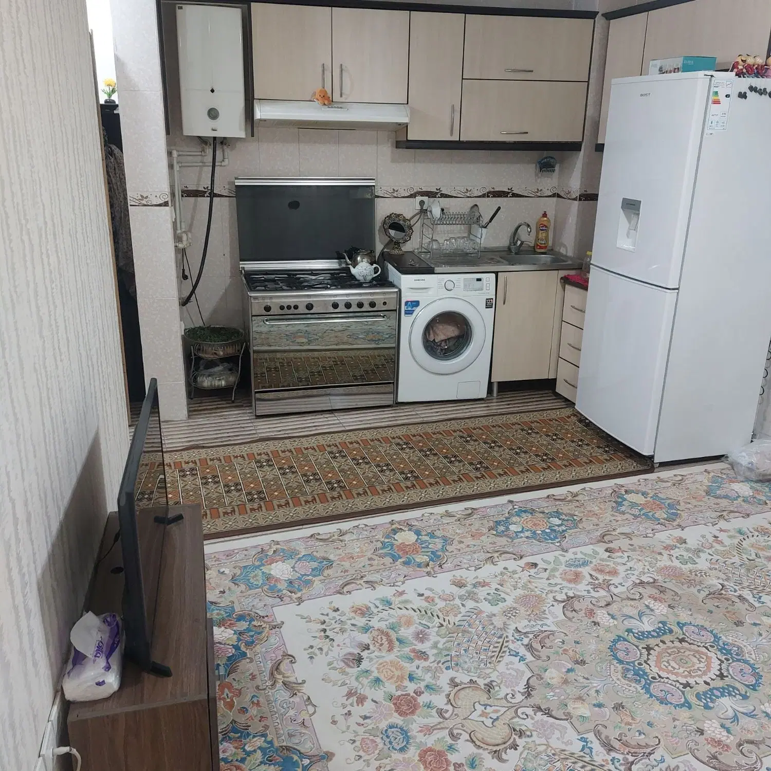اجاره اپارتمان ۳۵متر نزدیک بی ارتی ومترو