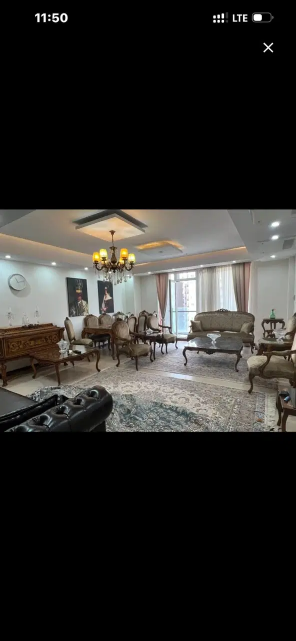 آپارتمان ۱۲۵ متری ۲خواب شمال کاخ نیاوران