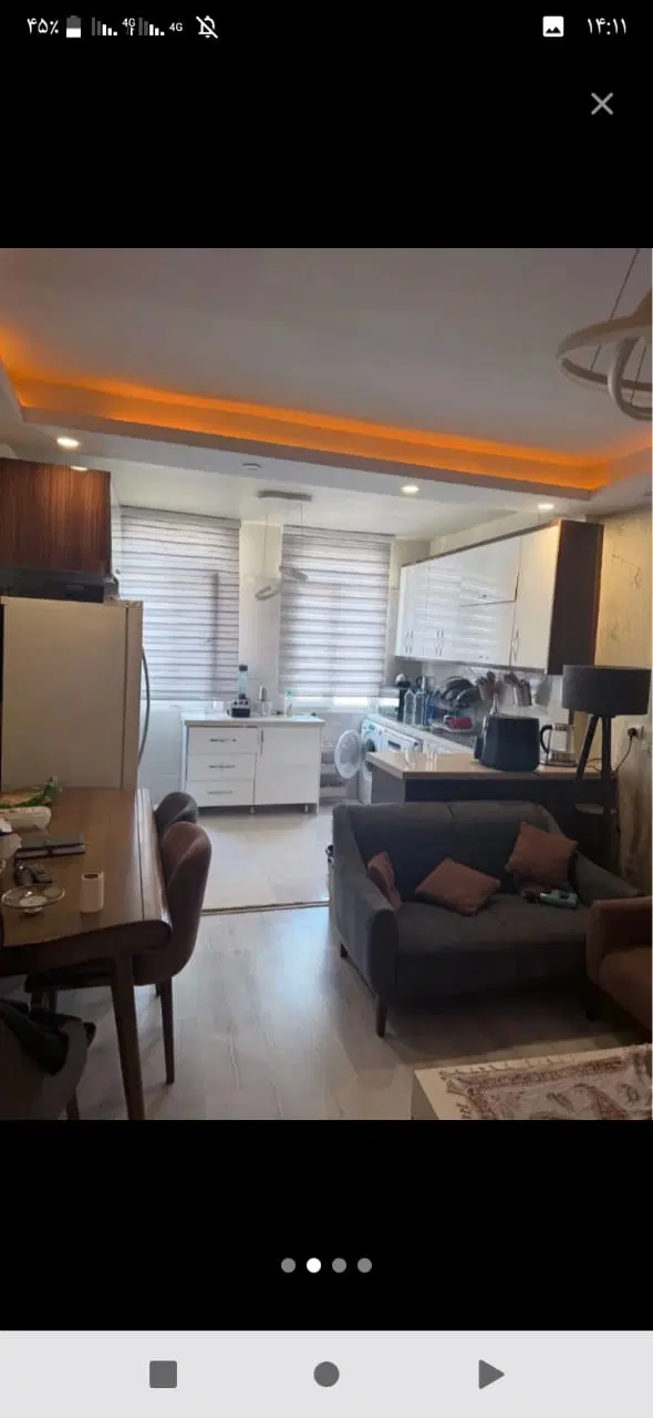جنت اباد جنوبی 70متر دو خواب خوش نقشه کم واحد
