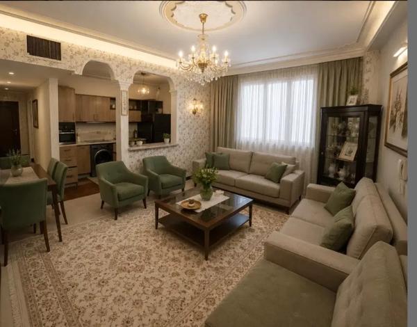 ۶۸ متر _ ۲ خواب _ با نورگیری مستقیم