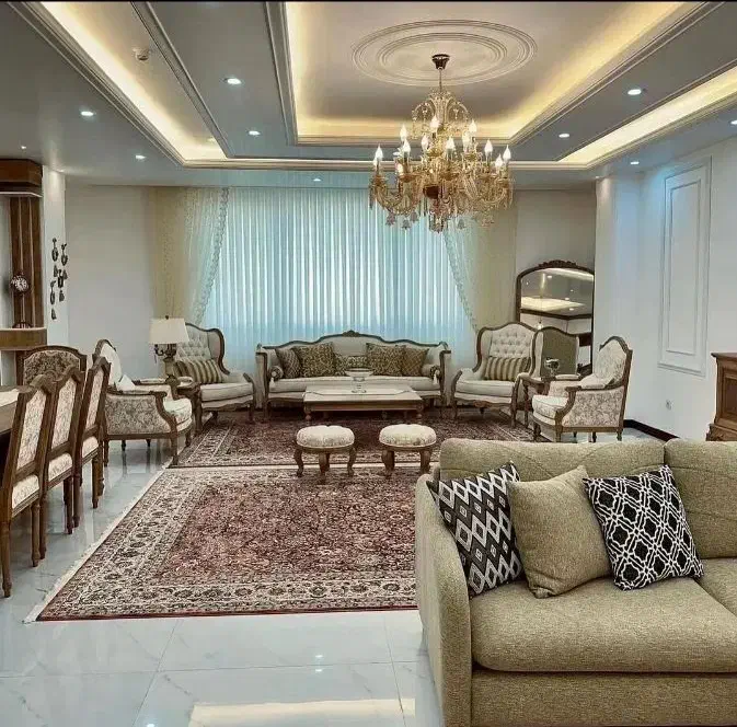 ۱۱۵ متر ۲خواب ویودار سالن پرده خور