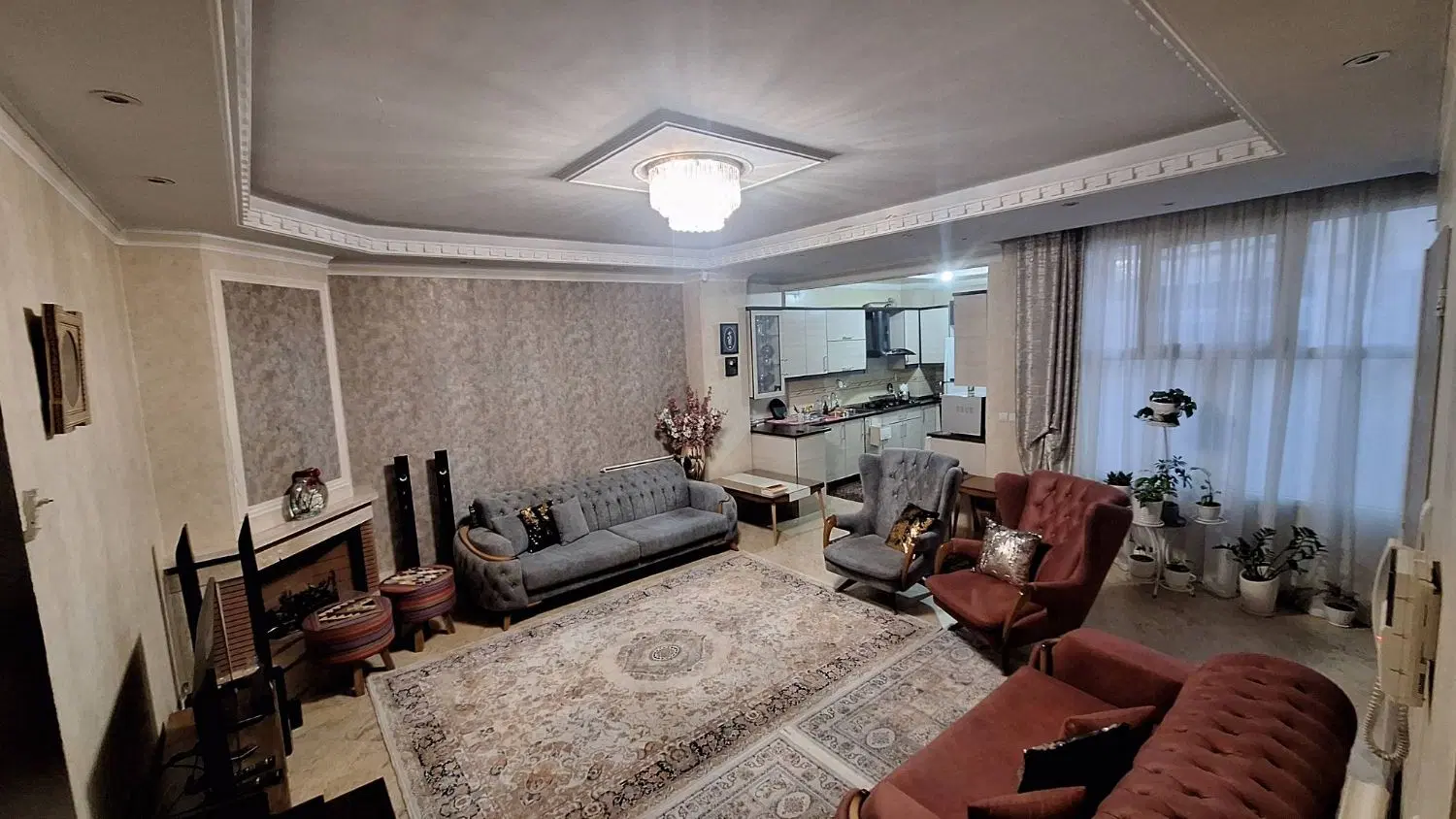 95 متر آپارتمان فول امکانات