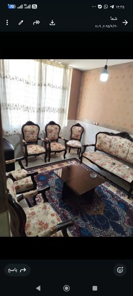 آپارتمان ۵۵ متری یک خوابه با وسایل بر بلوار صلح