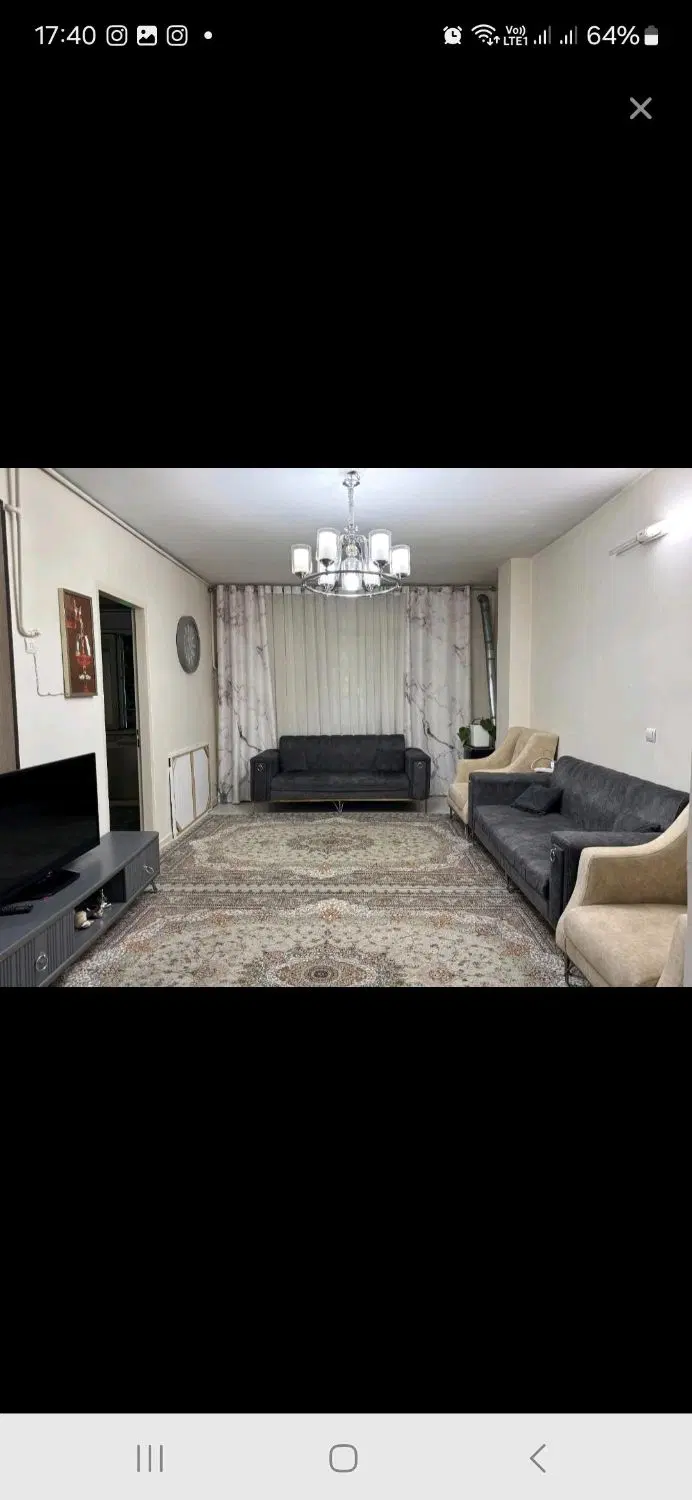45 متر _ تک خواب _ رو به رو بیمارستان