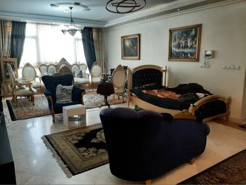 ۱۱۳ متر سه خوابه فول سالن پرده خور سوم نیروهوایی