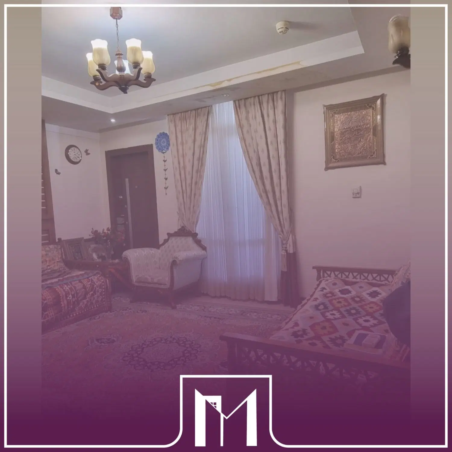 چهارراه فرمانیه_ ۱۷۵ متر ۳ خوابه _ طبقات بالا