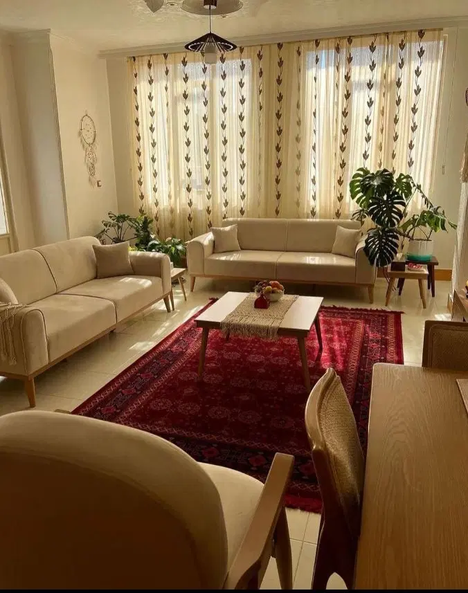 ۶۰ متر_سالن پرده خور_ خوش نقشه