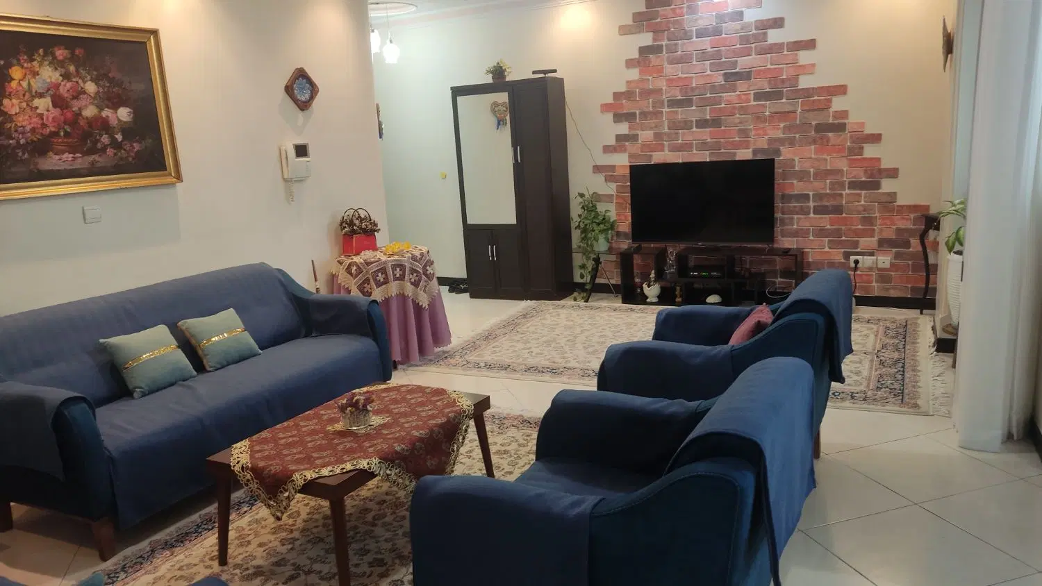 دوخوابه ۸۲متری فول امکانات بریانک شرقی