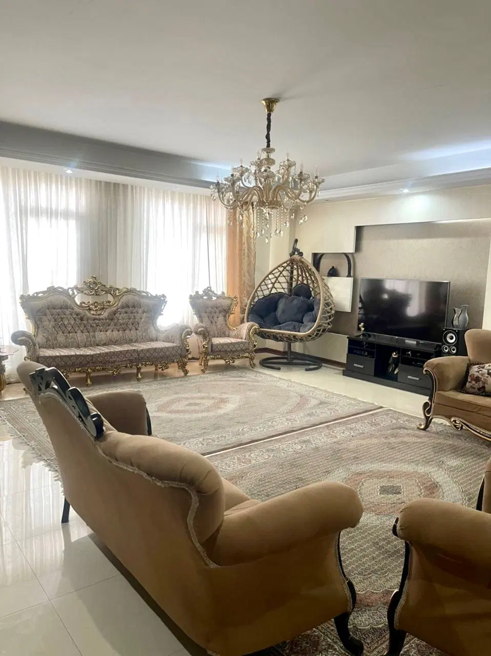 ۱۲۰ متر _ تک واحدی _ فول _ پرده خور بازسازی شده