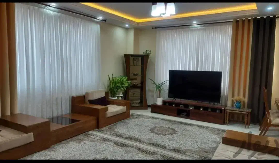 ۸۶متر  کم واحد سالن پرده خور جنت اباد شمالی
