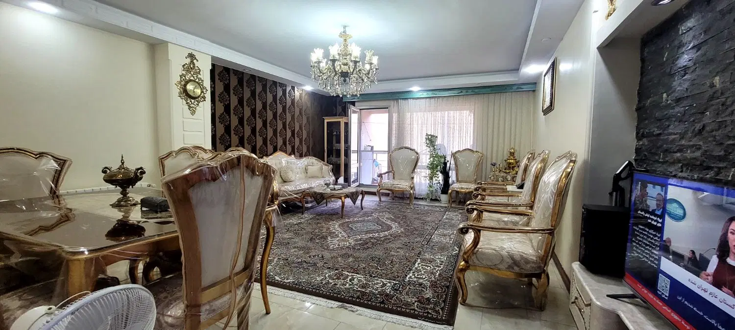 ۱۰۰ متر ۲ خواب فول سالن پرده خور فردوس سازمان جنوب