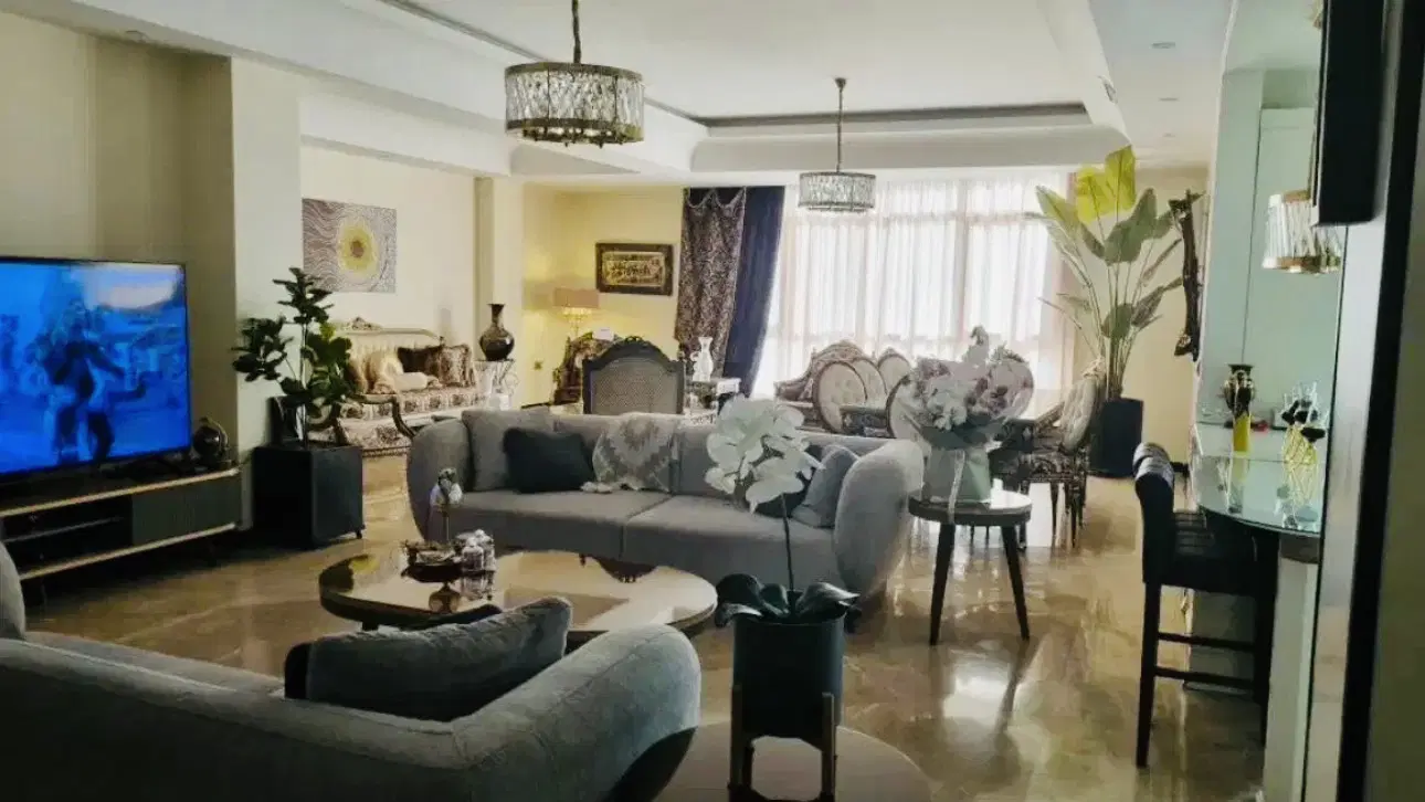 ۱۸۵ متر _ ۲ جهت نور _ پلان تفکیکی _ پاسداران