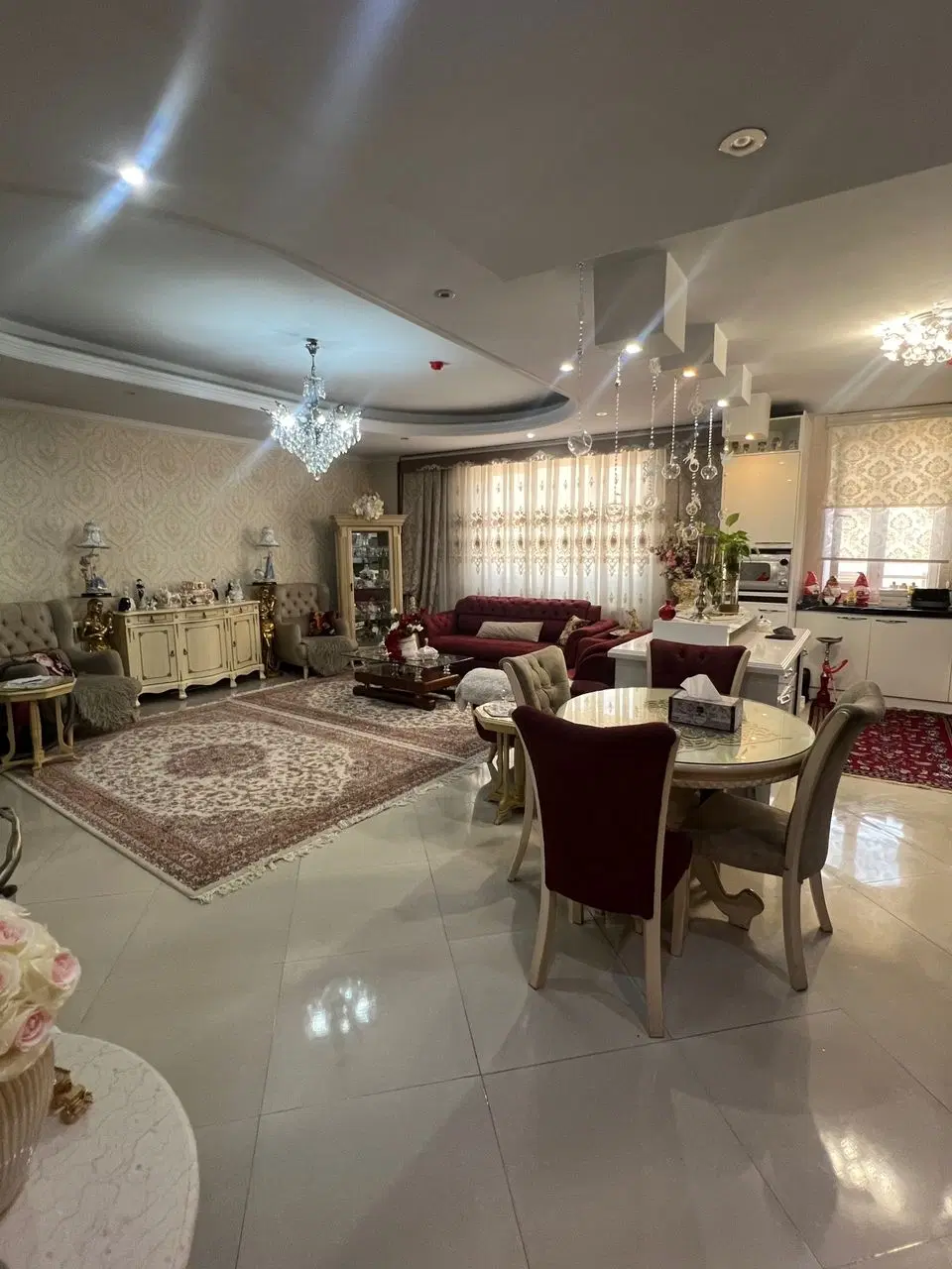 ۸۱متر دوخواب فول امکانات پرده خور سرمایه گذاری