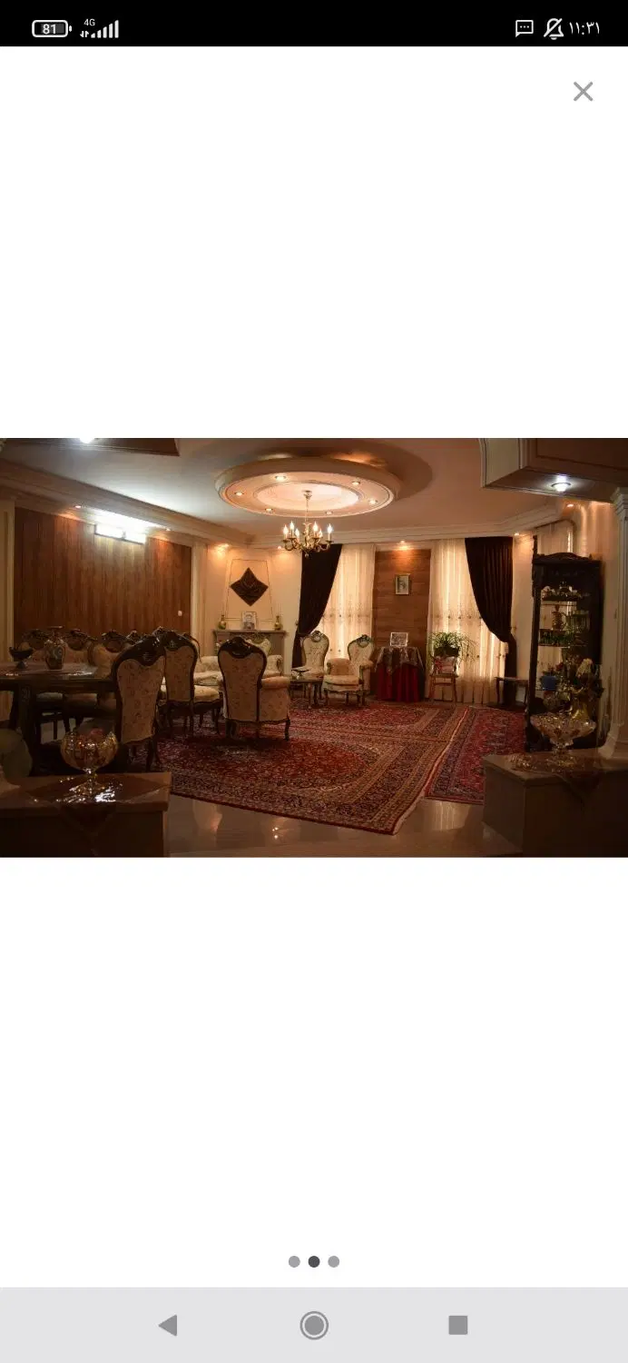 فردوسی شمالی ۱۶۰متری۳خواب تک واحدی شیک وتمیز تخلیه