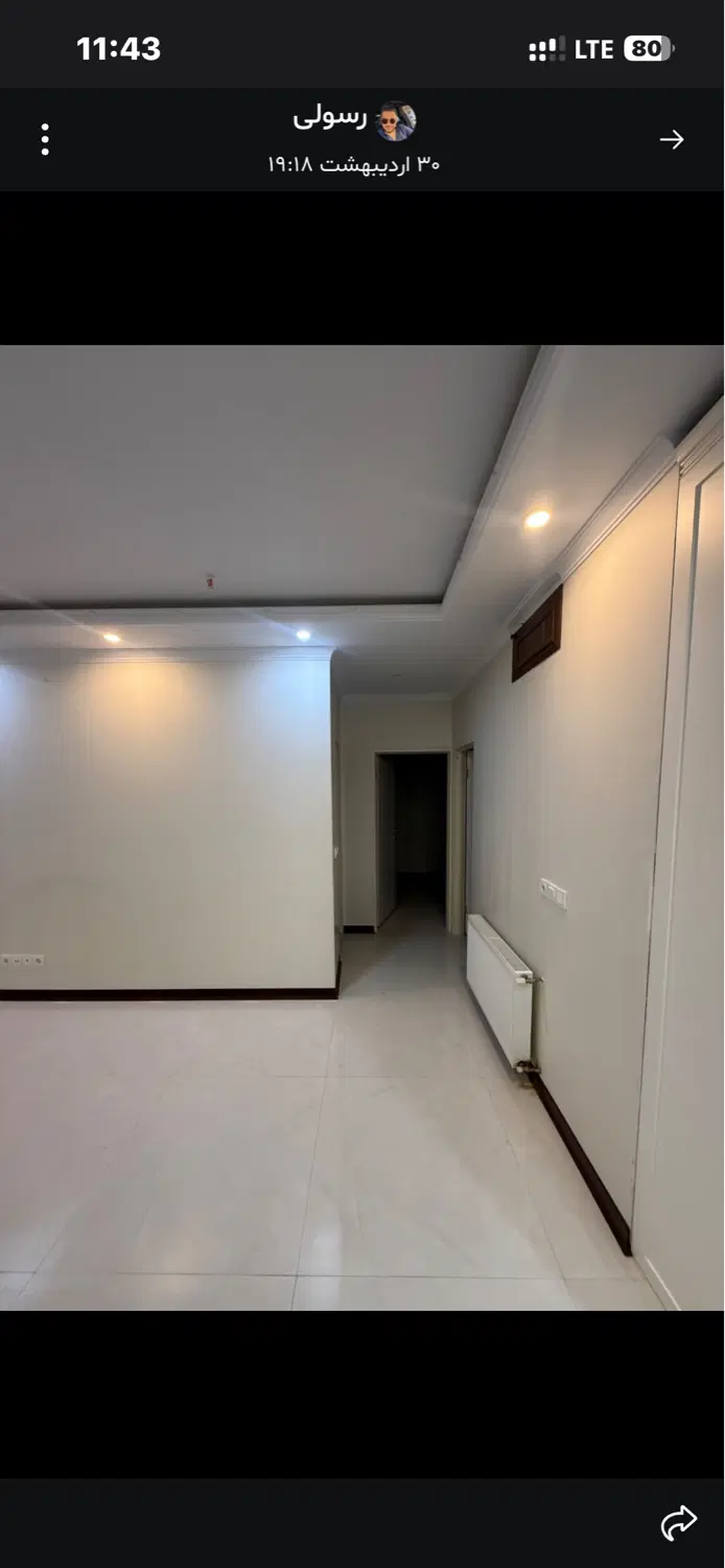 ۹۲ متر فول امکانات ۳ سال ساخت