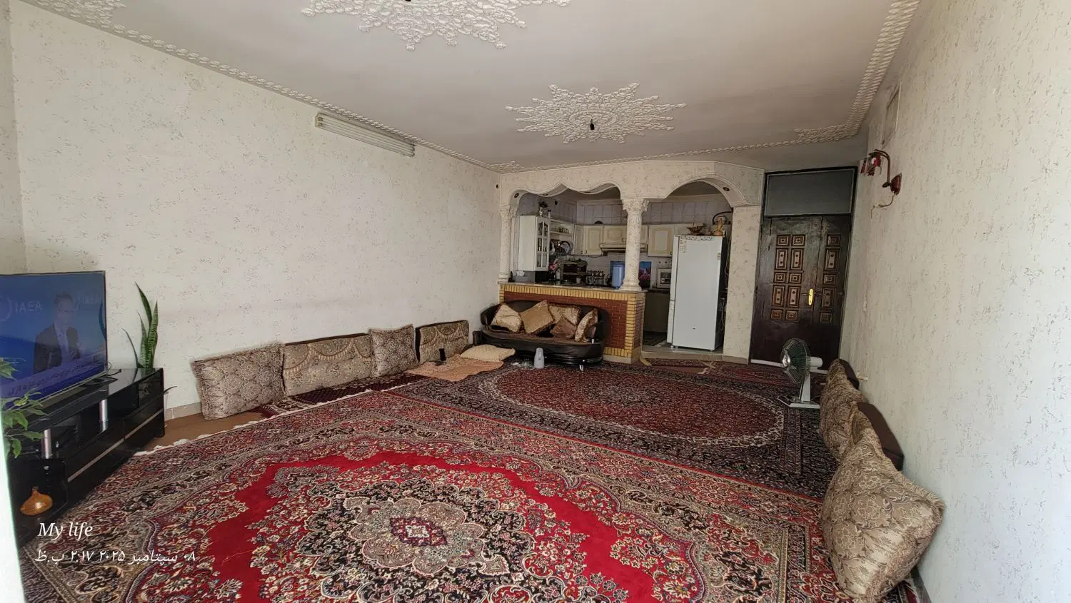 رهن آپارتمان دو خوابه همکف ۲۰۰ متری