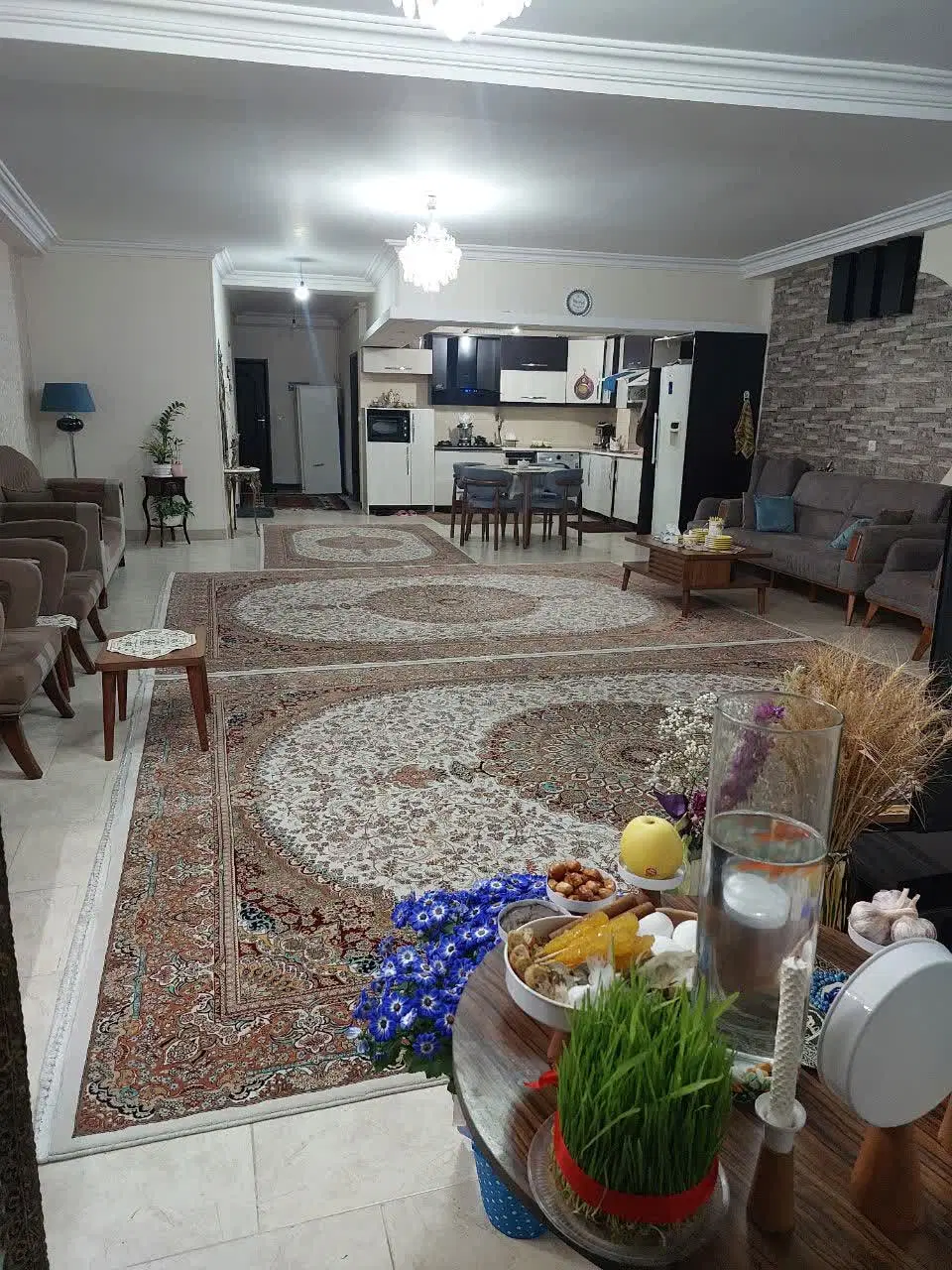 آپارتمان ۱۵۲ متری تک واحدی کاشانی بر اصلی