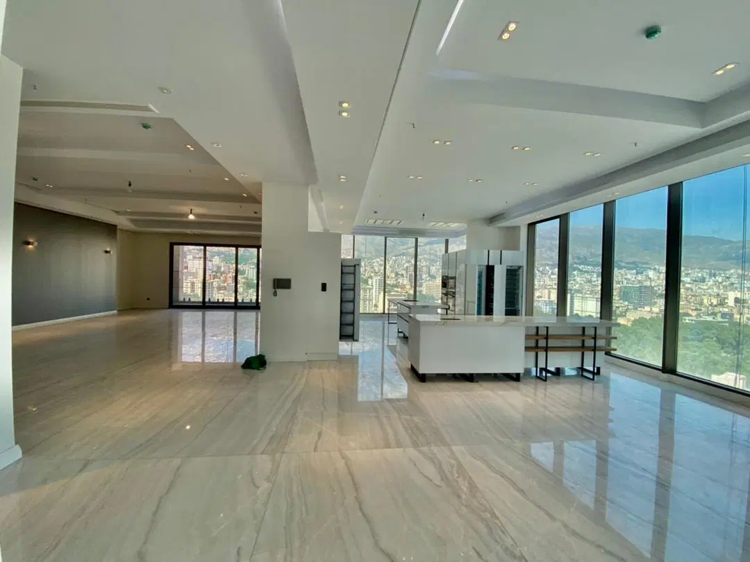 شاهکار معماری برج باغ زعفرانیه ۲۵۰متر فوق لوکس