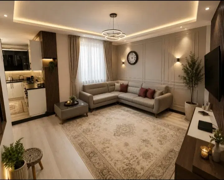 ۶۶متر ۱خواب_نور ونقشه بی‌نظیر_جنت مرکزی