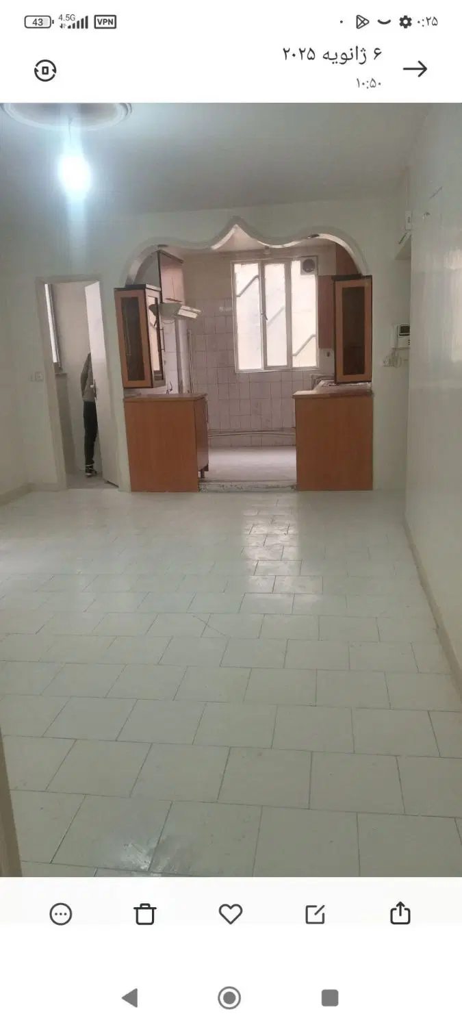 ۵۲ متر پارکینگ دار غرق نور