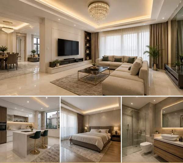 اجاره ۱۱۲ متر آپارتمان   ۲ خواب   سعادت آباد