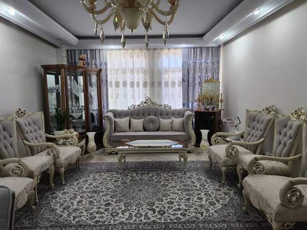 ۱۱۳ متر۳ خوابه سالن پرده خورتک واحدی فول حیدر خانی