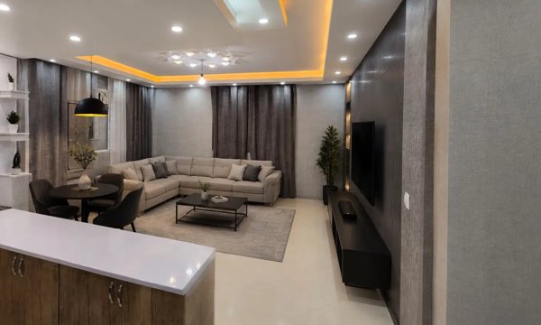 آپارتمان ۷۵متری 2خوابه،طبقه همکف،بازسازی وخوش نقشه