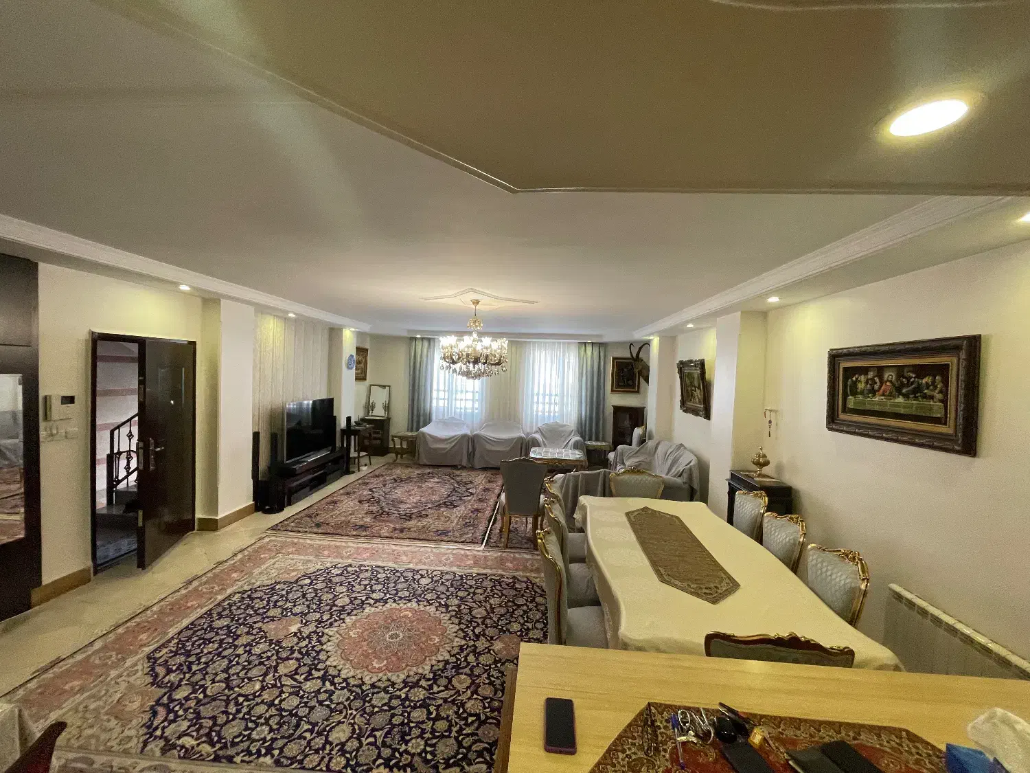 جنت اباد مرکزی/۱۱۵متر تکواحدی/ ۳خ/سالن پرده خور