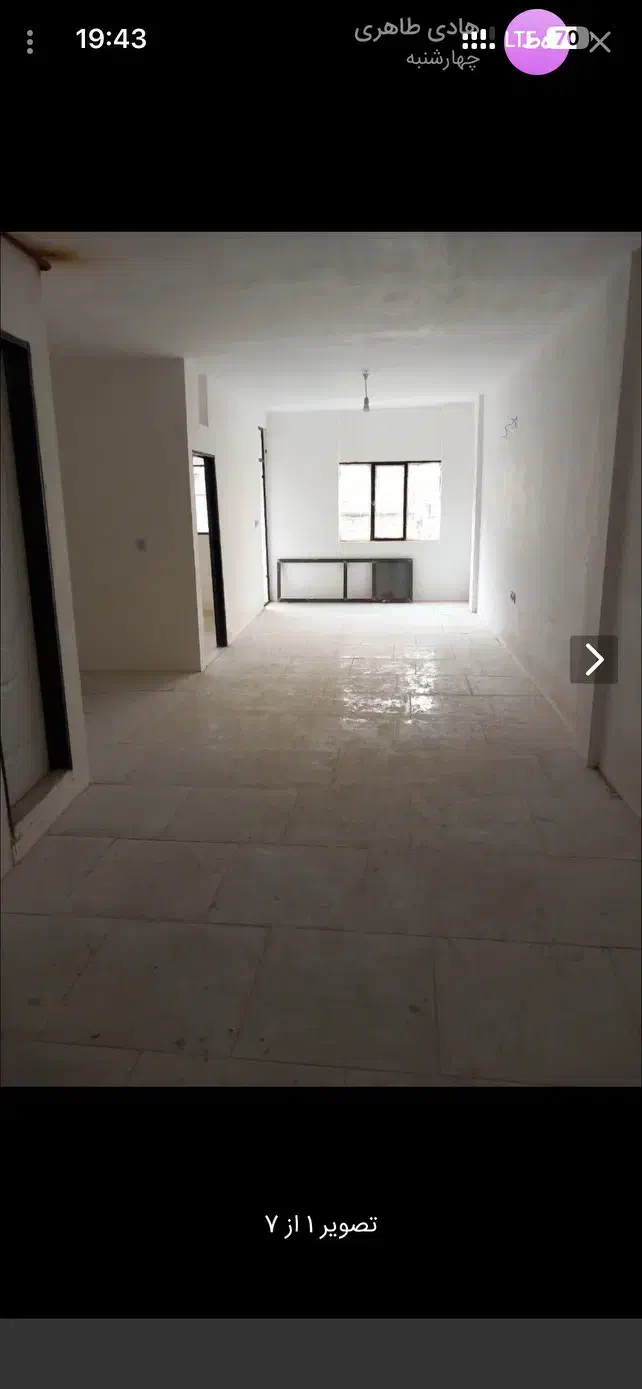 ۷۵ متری نوساز طبقه اول با پارکینگ و آسانسور