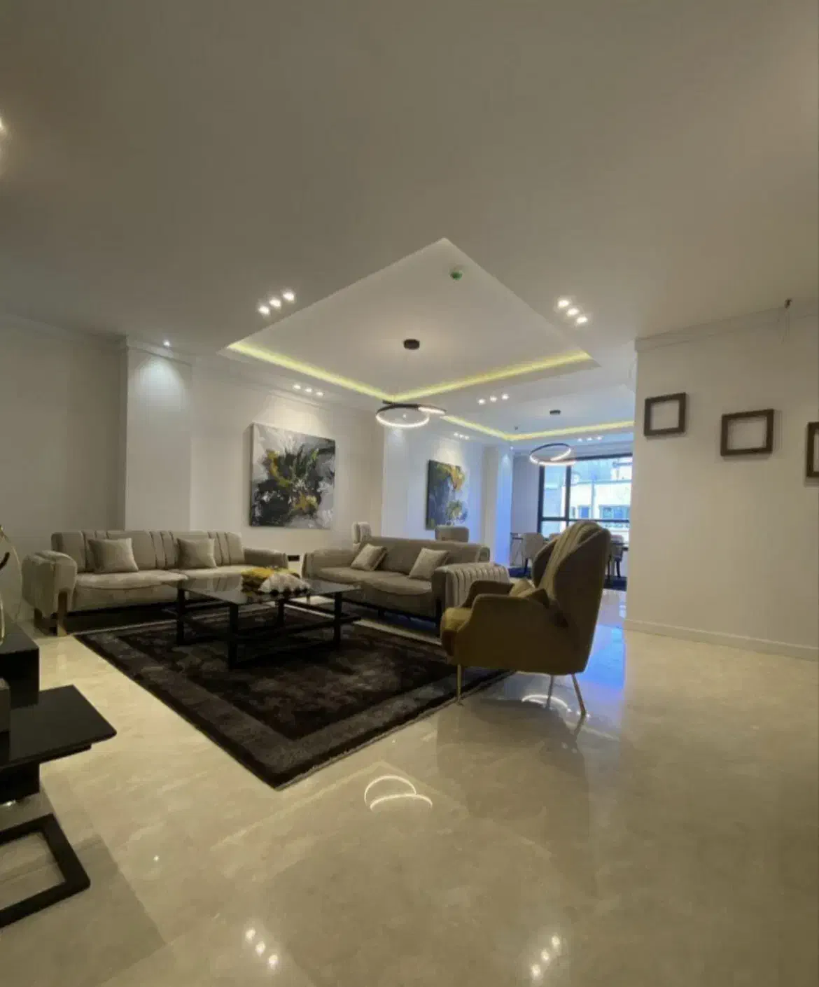 ۸۵متر/ سالن پرده خور/ تاپ لوکیشن جنت آباد