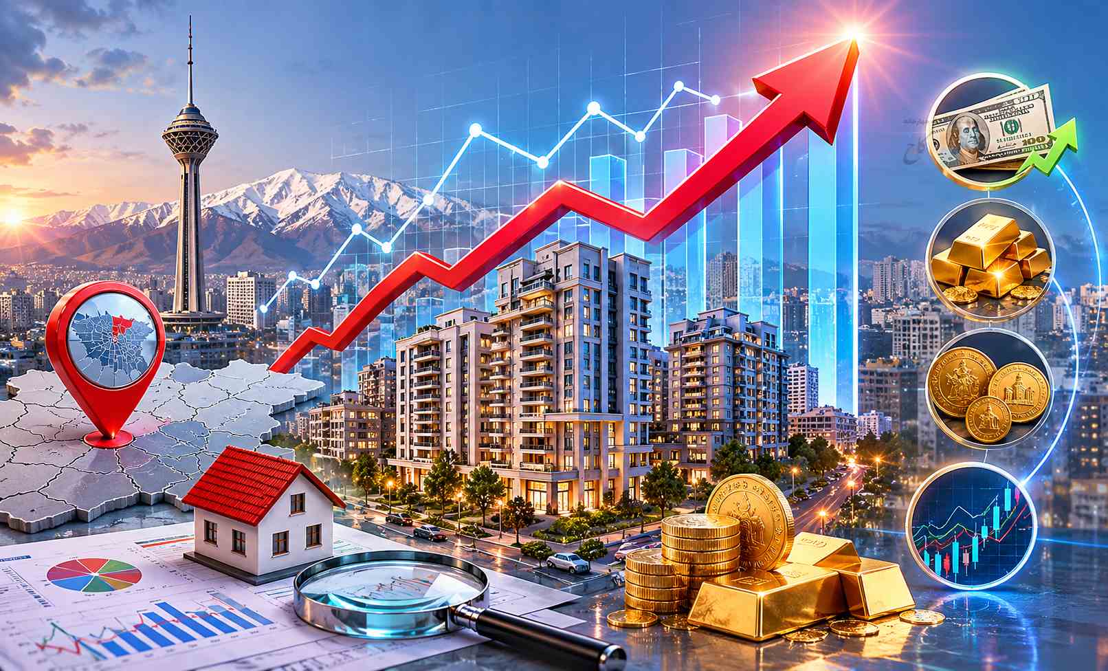 گزارش تحلیلی وضعیت بازار مسکن منطقه 6 تهران (از آبان 1404 تا خرداد 1405)